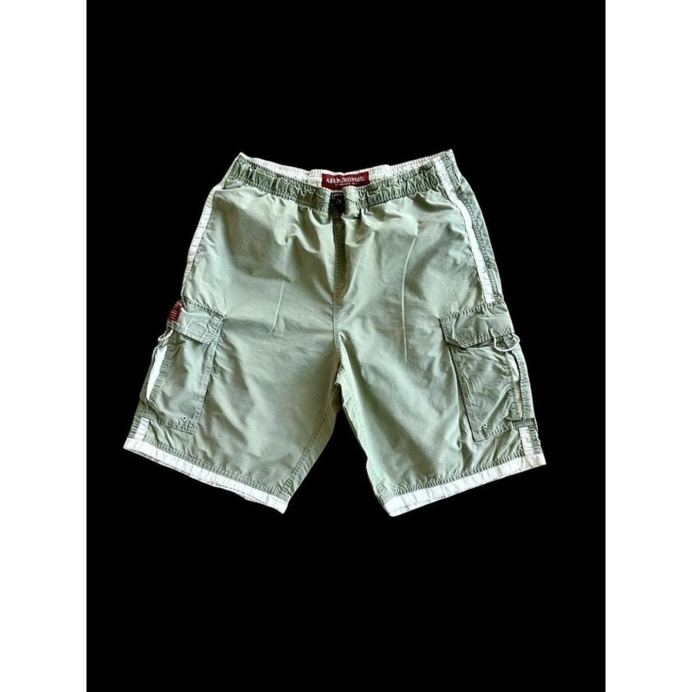 Abercrombie & Fitch Cargo Shorts Sz Small Green Mint Paratrooper  Vintage